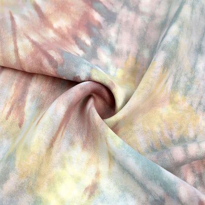 P-2448-500-ROSE-GOLD-SAGE - PRINTED 100% POLYESTER HI MULTI CHIFFON