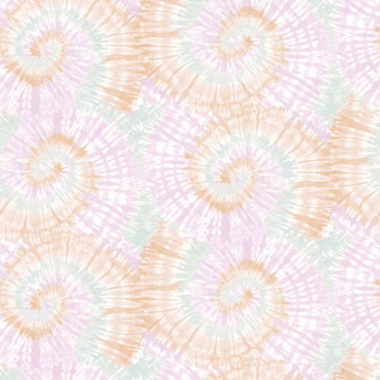 P-2448-680-PEACH-BLUSH - PRINTES CREPE 2 TONE 60% RAYON 40% POLY