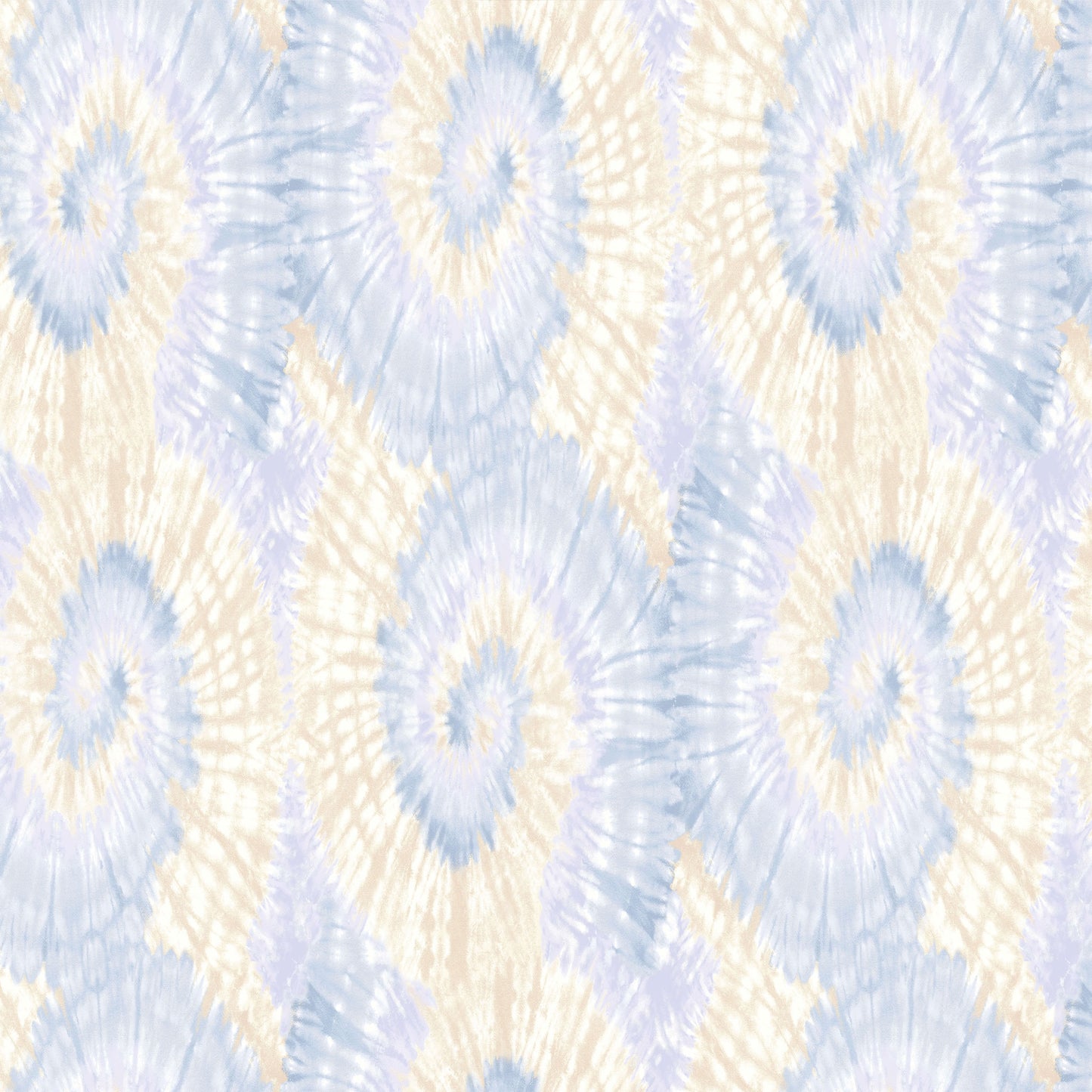 P-2448-754-BLUE-PEACH - PRINTED POLY MOROCCAN 100% POLY