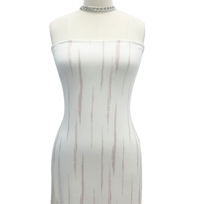 P-2463-668-IVORY-ROSE - PRINTED DTY 92% POLY 8% SPANDEX DTY DOUBLE SIDED BRUSH