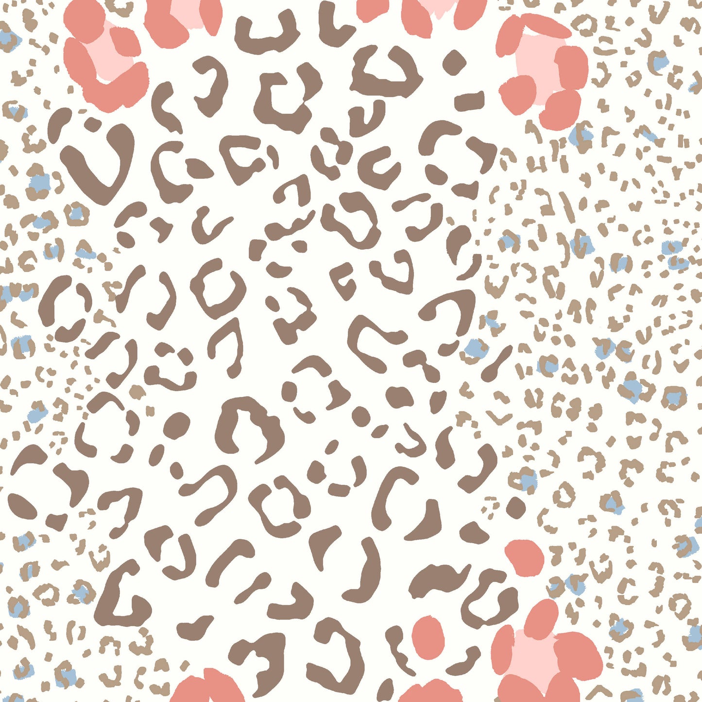 P-2475-754-OFF-WHITE-PEACH-TAUPE - PRINTED POLY MOROCCAN 100% POLY