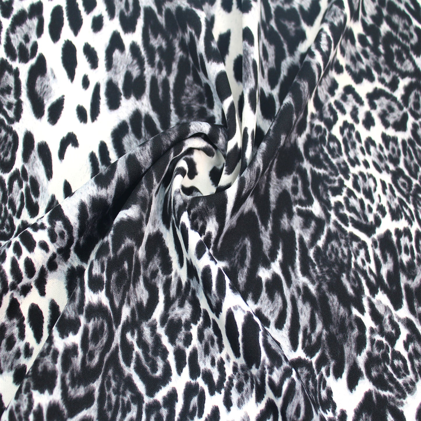 P-2501-702-IVORY-CHARCOAL-GREY - PRINTED SCUBA CREPE 97% POLY 3% SPANDEX