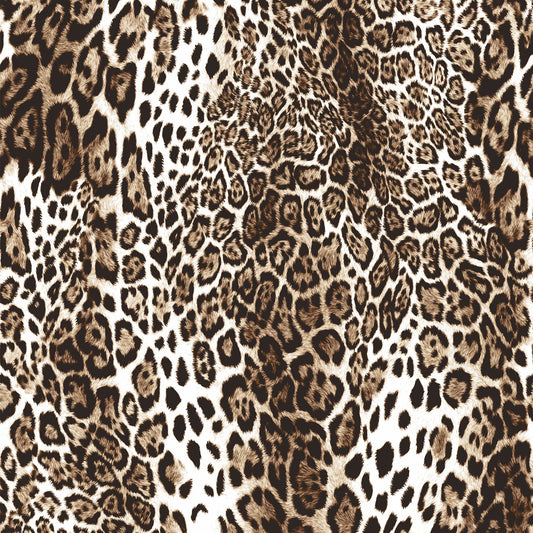 P-2501-702-IVORY-CHOCO-BROWN - PRINTED SCUBA CREPE 97% POLY 3% SPANDEX