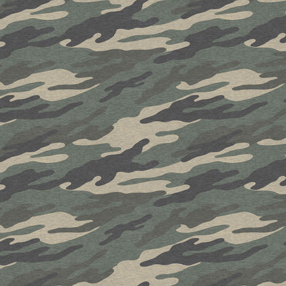 P-2522-451-ARMY-GREEN-CHARCOAL - PRINTED COTTON LYCRA 95%COTTON 5%LYCRA
