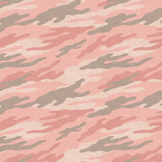 P-2522-451-PEACH-MOCHA - PRINTED COTTON LYCRA 95%COTTON 5%LYCRA