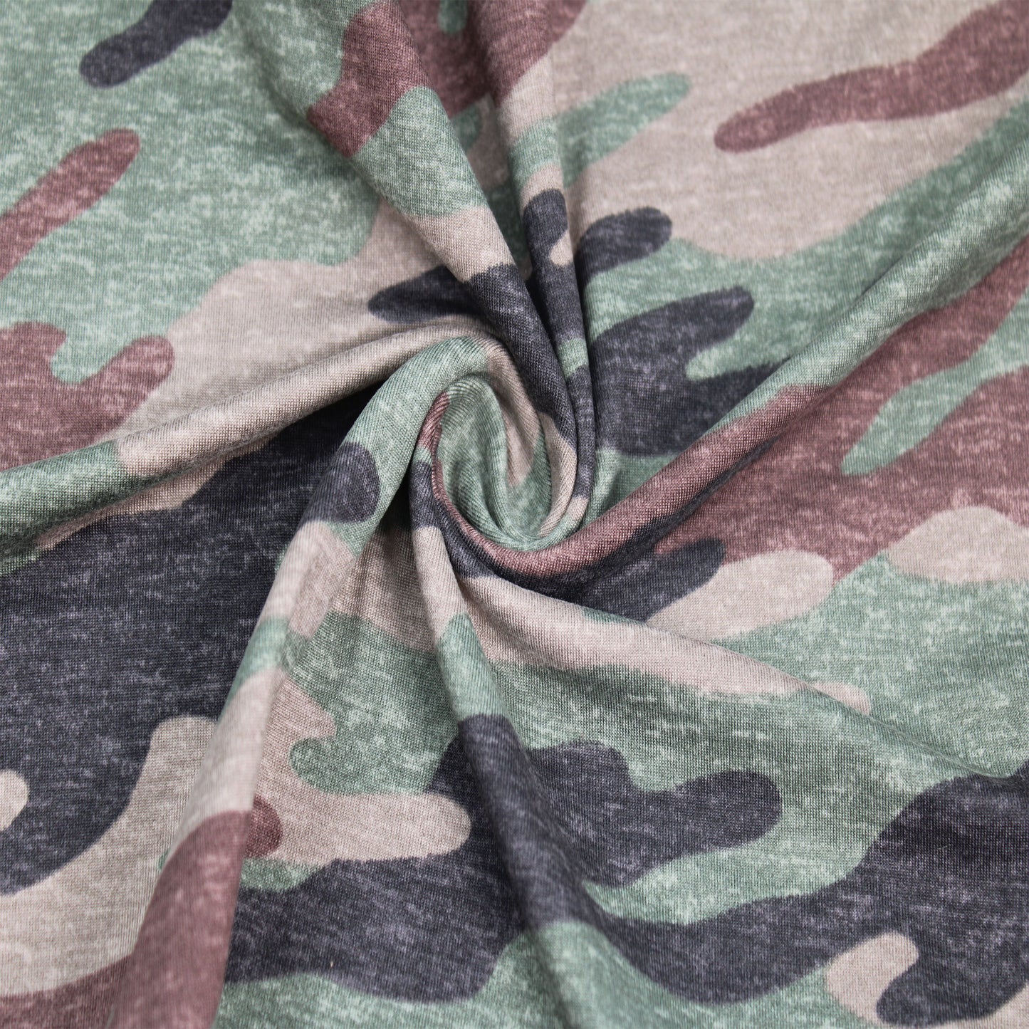 P-2522-668-ARMY-GREEN-BROWN - PRINTED DTY 92% POLY 8% SPANDEX DTY DOUBLE SIDED BRUSH