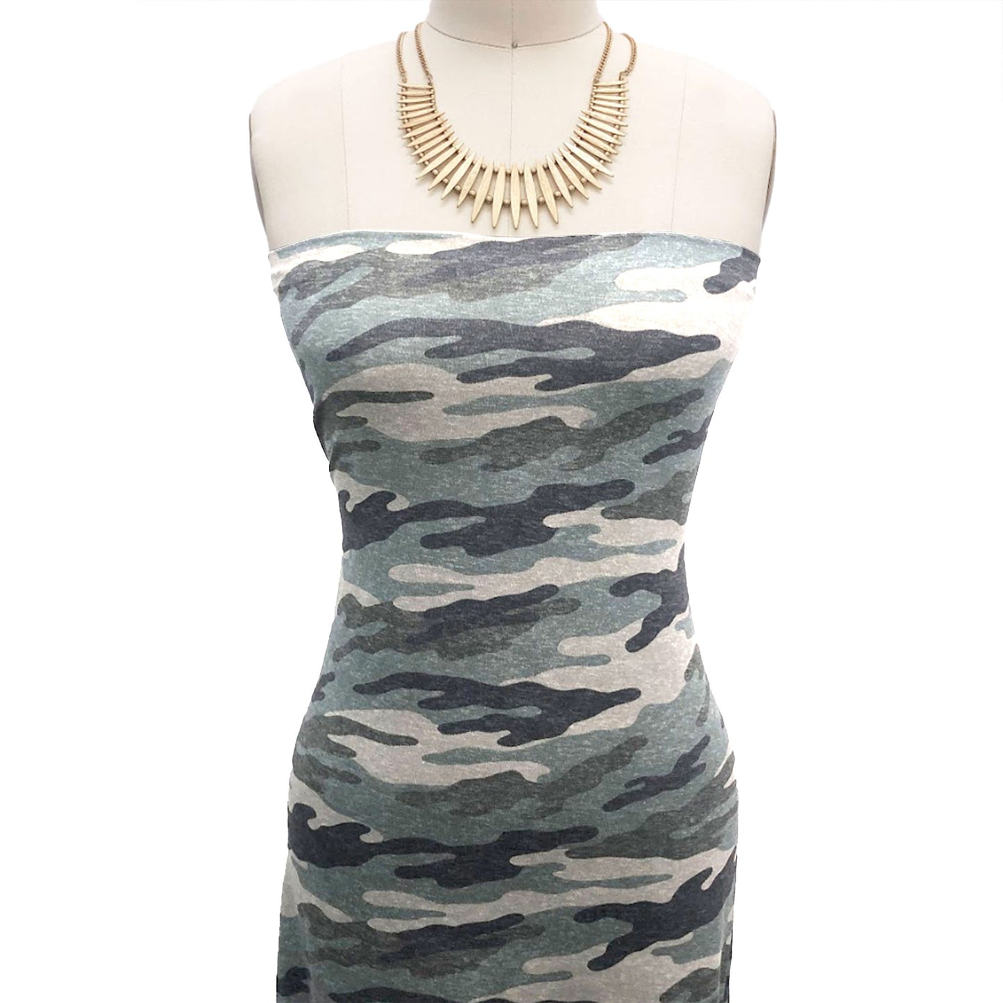 P-2522-668-ARMY-GREEN-CHARCOAL - PRINTED DTY 92% POLY 8% SPANDEX DTY DOUBLE SIDED BRUSH