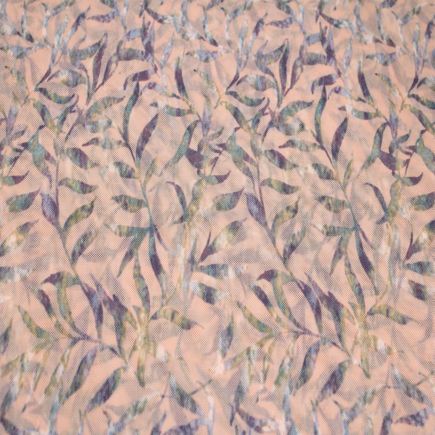 P-2524-453-BLUSH-LAVENDER - PRINTED POLY POWER MESH 92%POLY 8%SPANDEX