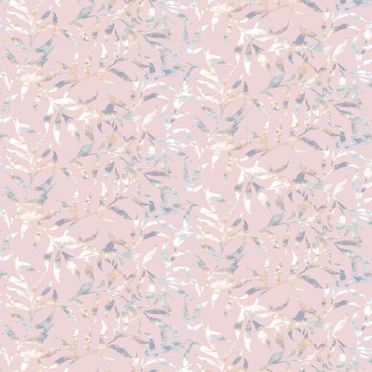 P-2524-506-PINK-GREY - PRINTED FRENCH TERRY 63%POLY  33%RAYON  4% SPANDEX