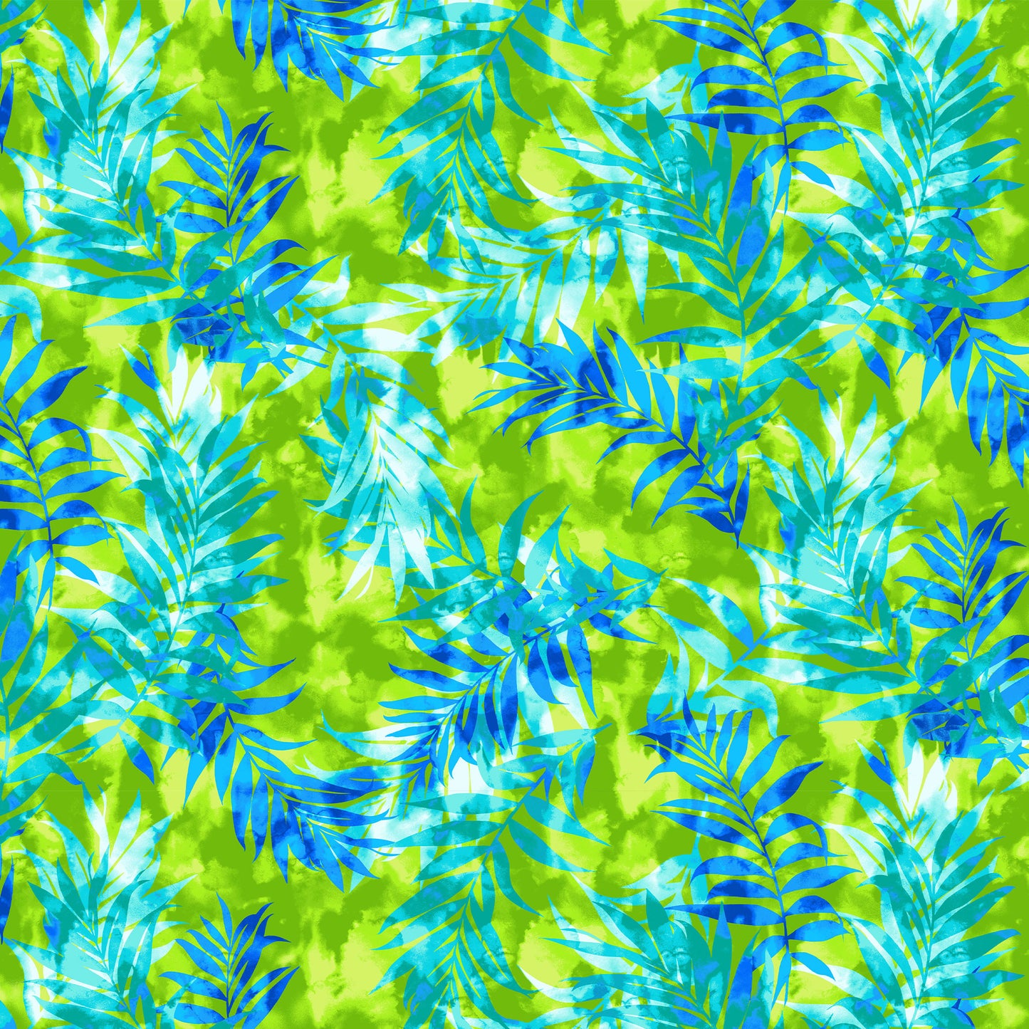 P-2531-504-GREEN-TURQUOISE - PRINTED WOOL DOBBY 100% POLYESTER