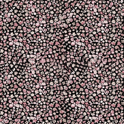 P-2535-668-BLACK-CORAL - PRINTED DTY 92% POLY 8% SPANDEX DTY DOUBLE SIDED BRUSH