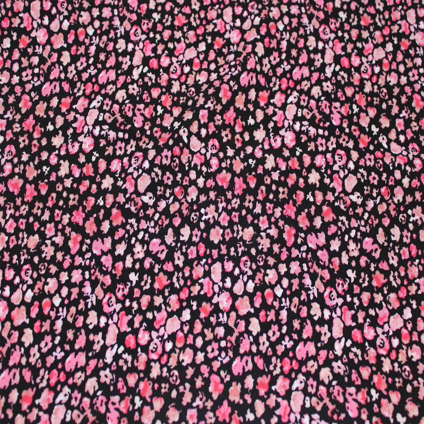 P-2535-698-BLACK-CORAL - PRINTED RAYON CHALLIS 100% RAYON CHALLIS