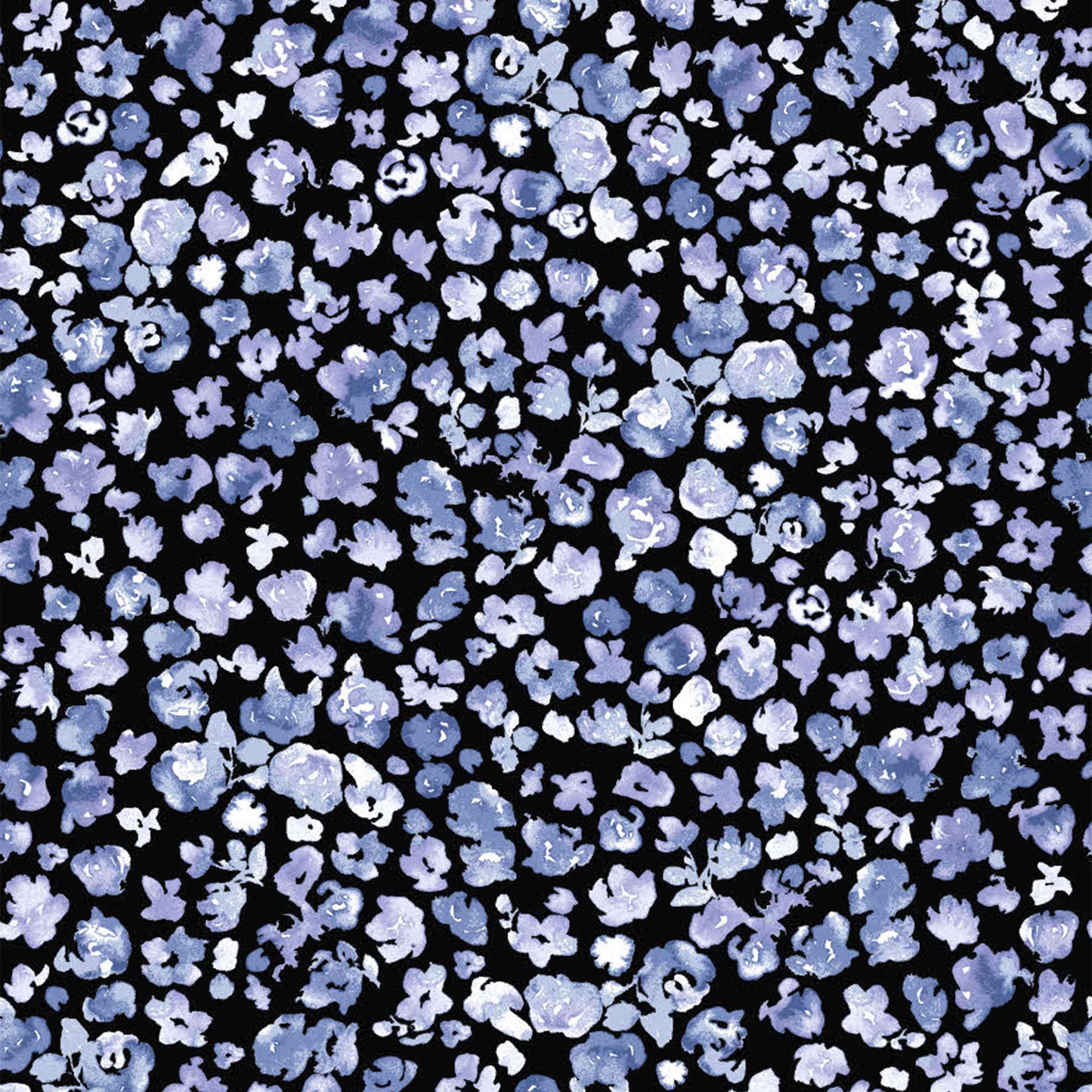 P-2535-698-BLACK-PERI- PRINTED RAYON CHALLIS 100% RAYON CHALLIS