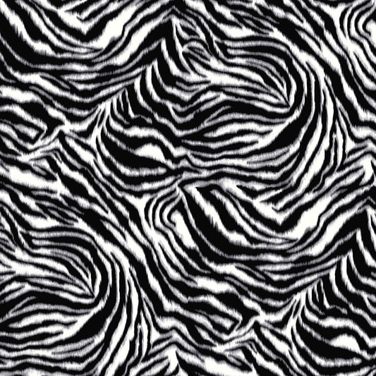 P-2542-453-OFF-WHITE-BLACK - PRINTED POLY POWER MESH 92%POLY 8%SPANDEX