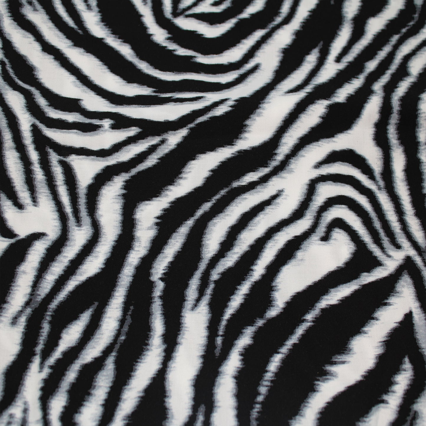 P-2542-698-OFF-WHITE-BLACK - PRINTED RAYON CHALLIS 100% RAYON CHALLIS