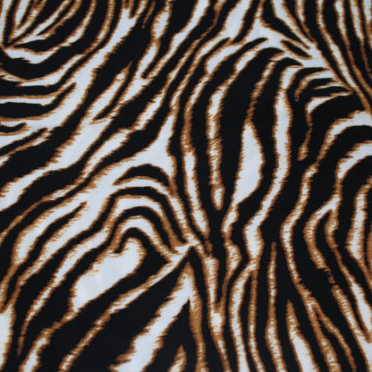 P-2542-698-OFF-WHITE-CHOCO-BROWN - PRINTED RAYON CHALLIS 100% RAYON CHALLIS