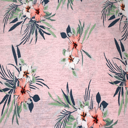 P-2549-754-BLUSH-PEACH - PRINTED POLY MOROCCAN 100% POLY