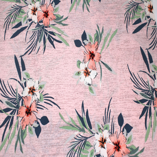 P-2549-754-BLUSH-PEACH - PRINTED POLY MOROCCAN 100% POLY