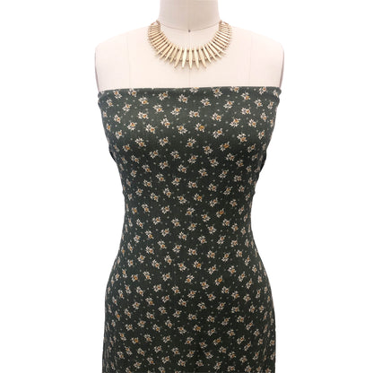 P-2558-636-ANTIQUE-PINE-OAK-BUFF - PRINTED CREPON 100% RAYON CREPON