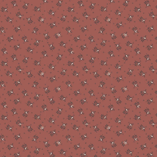 P-2558-636-CLAY-COCOA PRINTED CREPON 100% RAYON CREPON