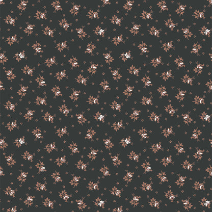 P-2558-636-IRON-MACAROON PRINTED CREPON 100% RAYON CREPON