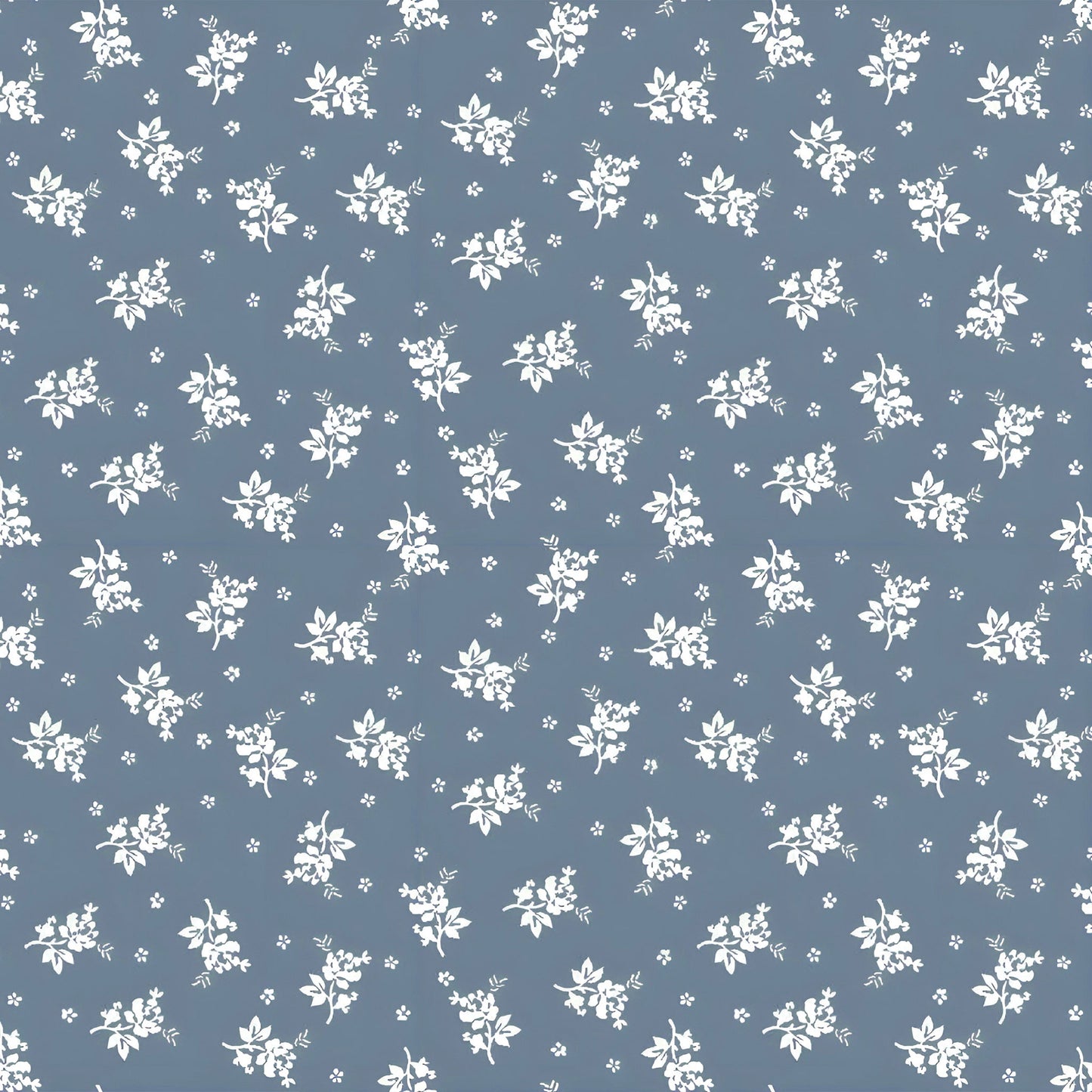 P-2559-636-STONE-BLUE-OFF-WHITE - PRINTED CREPON 100% RAYON CREPON