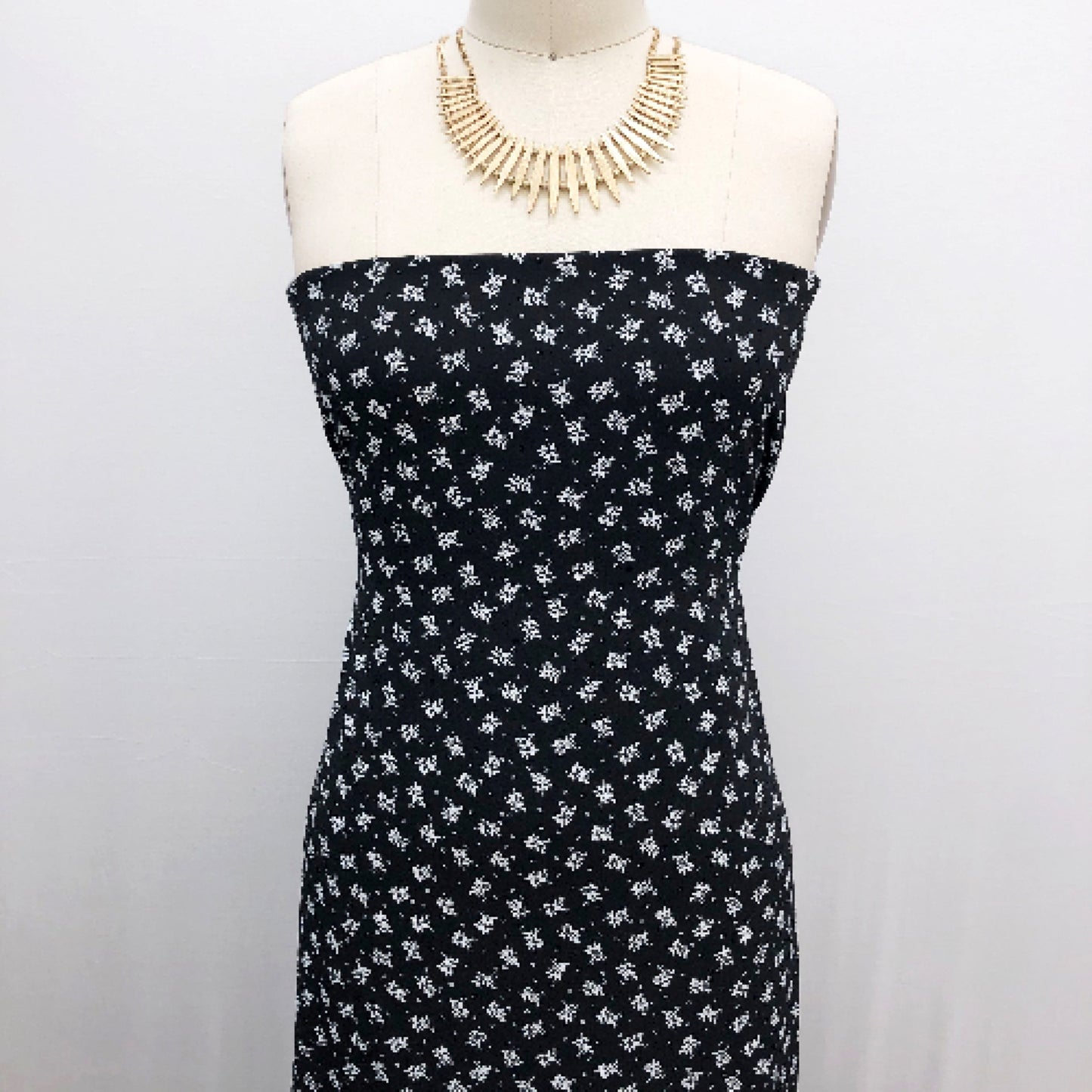 P-2559-754-BLACK-OFF-WHITE - PRINTED POLY MOROCCAN 100% POLY