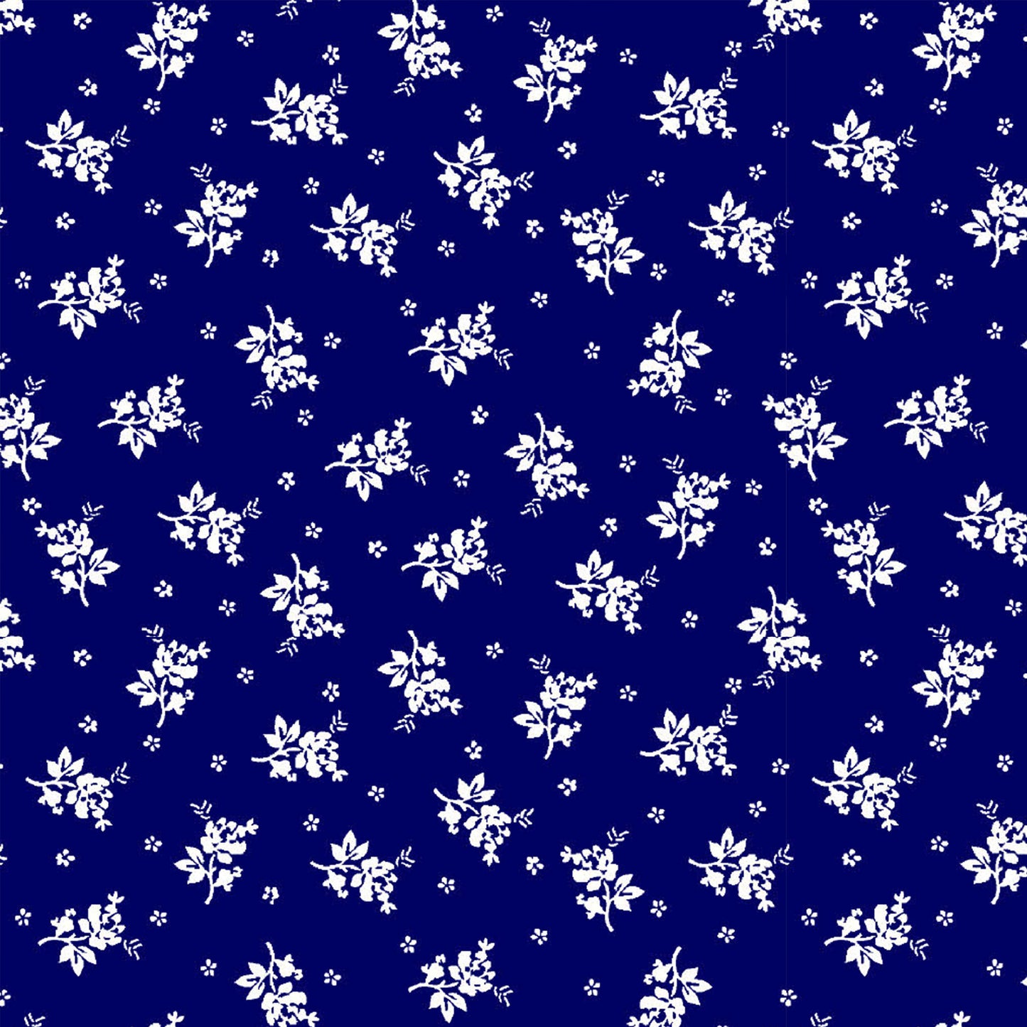 P-2559-754-NAVY-OFF-WHITE - PRINTED POLY MOROCCAN 100% POLY