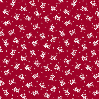 P-2559-754-RED-OFF-WHITE - PRINTED POLY MOROCCAN 100% POLY