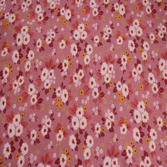 P-2564-668-PINK-MELLOW-YELLOW - PRINTED DTY 92% POLY 8% SPANDEX DTY DOUBLE SIDED BRUSH