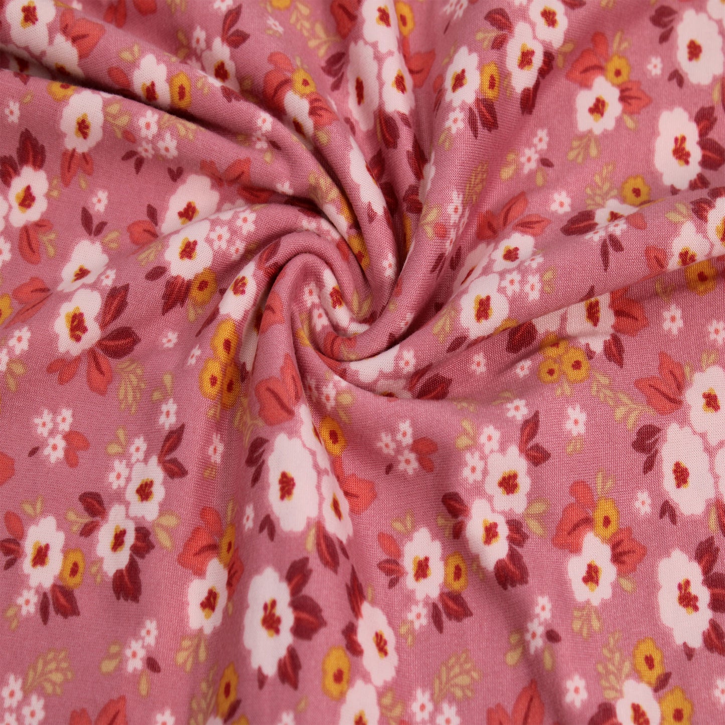 P-2564-668-PINK-MELLOW-YELLOW - PRINTED DTY 92% POLY 8% SPANDEX DTY DOUBLE SIDED BRUSH