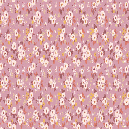 P-2564-754-PINK-MELLOW-YELLOW - PRINTED POLY MOROCCAN 100% POLY