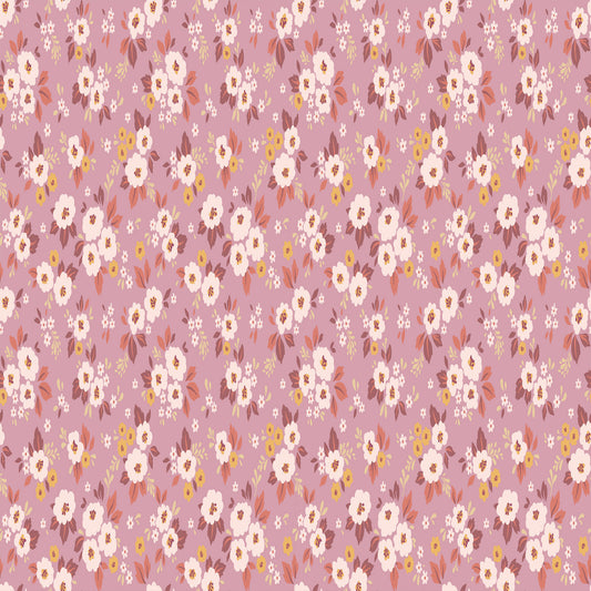 P-2564-754-PINK-MELLOW-YELLOW - PRINTED POLY MOROCCAN 100% POLY