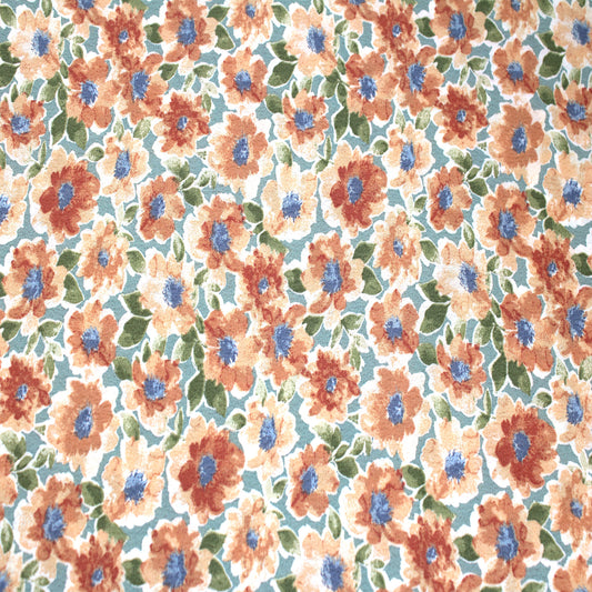 P-2576-754-SAGE-BANANA - PRINTED POLY MOROCCAN 100% POLY