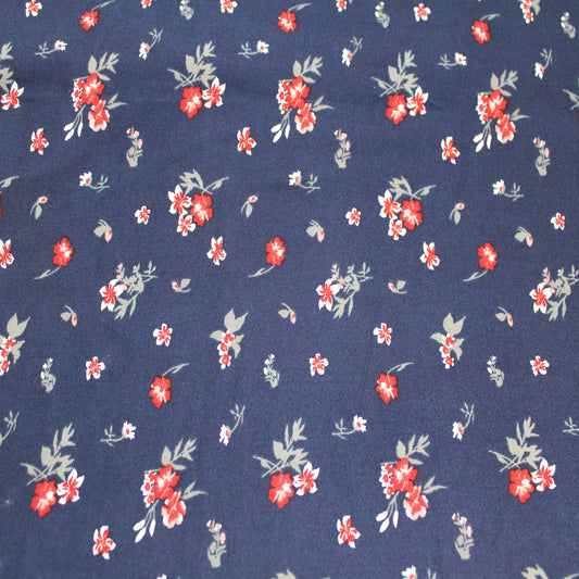 P-2577-668-NAVY-CRANBERY - PRINTED DTY 92% POLY 8% SPANDEX DTY DOUBLE SIDED BRUSH