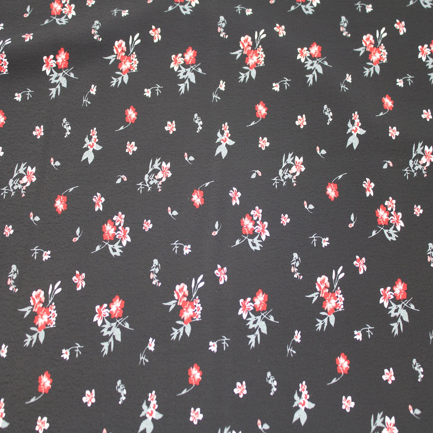 P-2577-754-BLACK-CRANBERRY - PRINTED POLY MOROCCAN 100% POLY