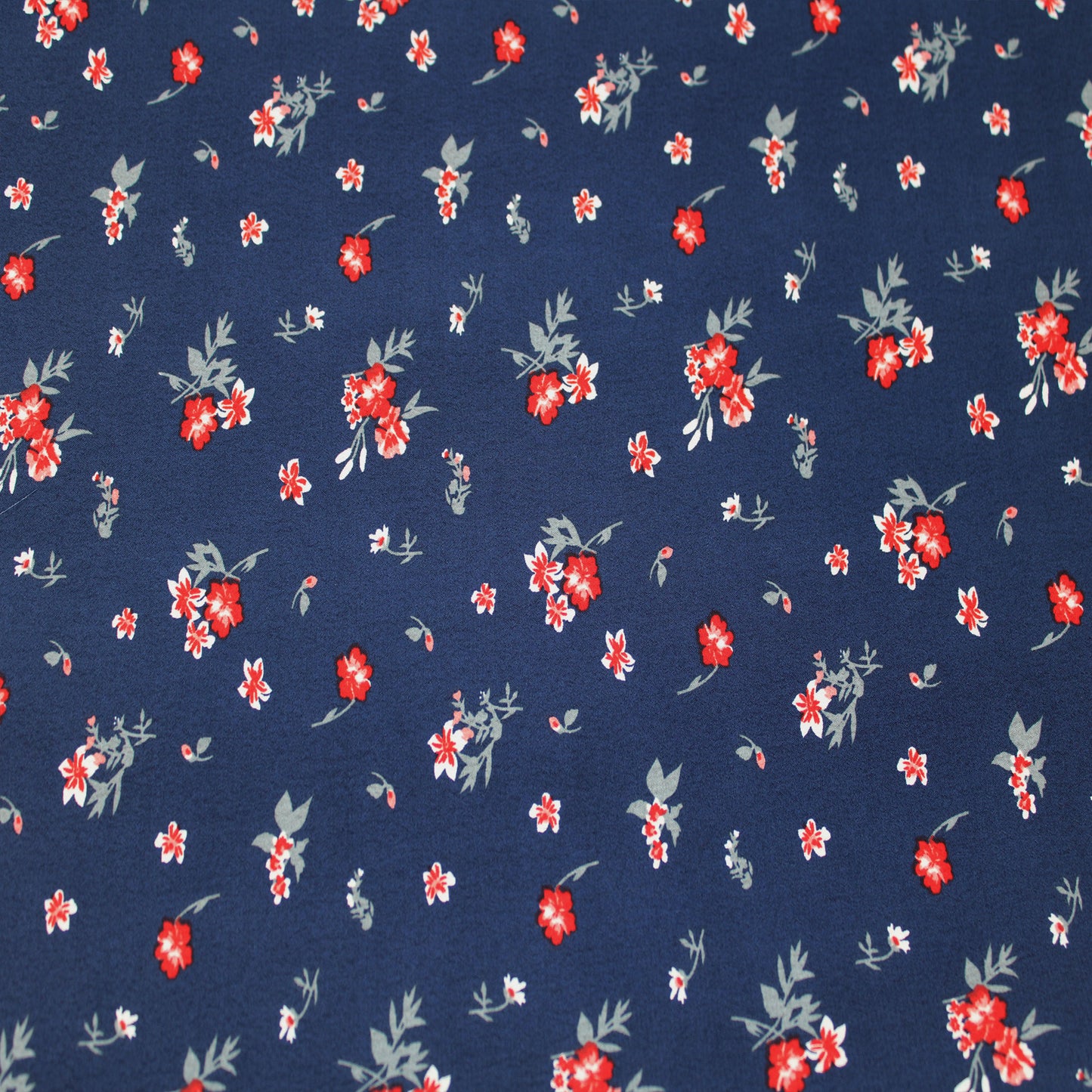 P-2577-754-NAVY-CRANBERRY - PRINTED POLY MOROCCAN 100% POLY
