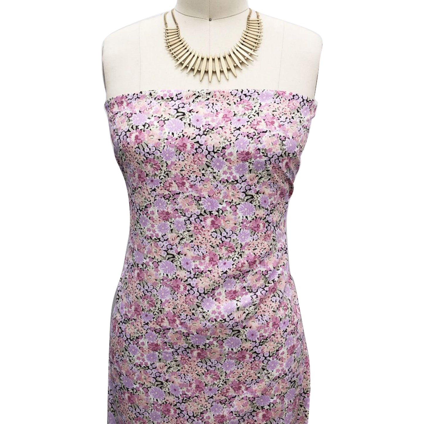 P-2581-754-LILAC-PINK - PRINTED POLY MOROCCAN 100% POLY