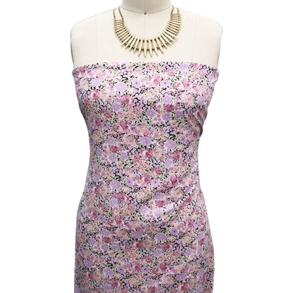 P-2581-754-LILAC-PINK - PRINTED POLY MOROCCAN 100% POLY