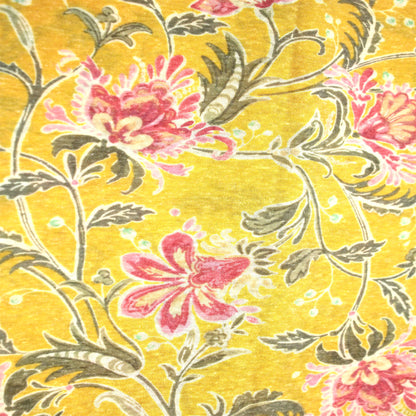 P-2583-TRI-BLEN-MELLOW-YELLOW-ROSE -  - PRINTED TRI-BLEND 50% POLY 38% COTTON 12% RAYON