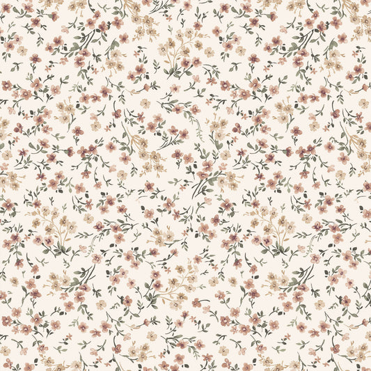 P-2584-754-ECRU-BLUSH - PRINTED POLY MOROCCAN 100% POLY