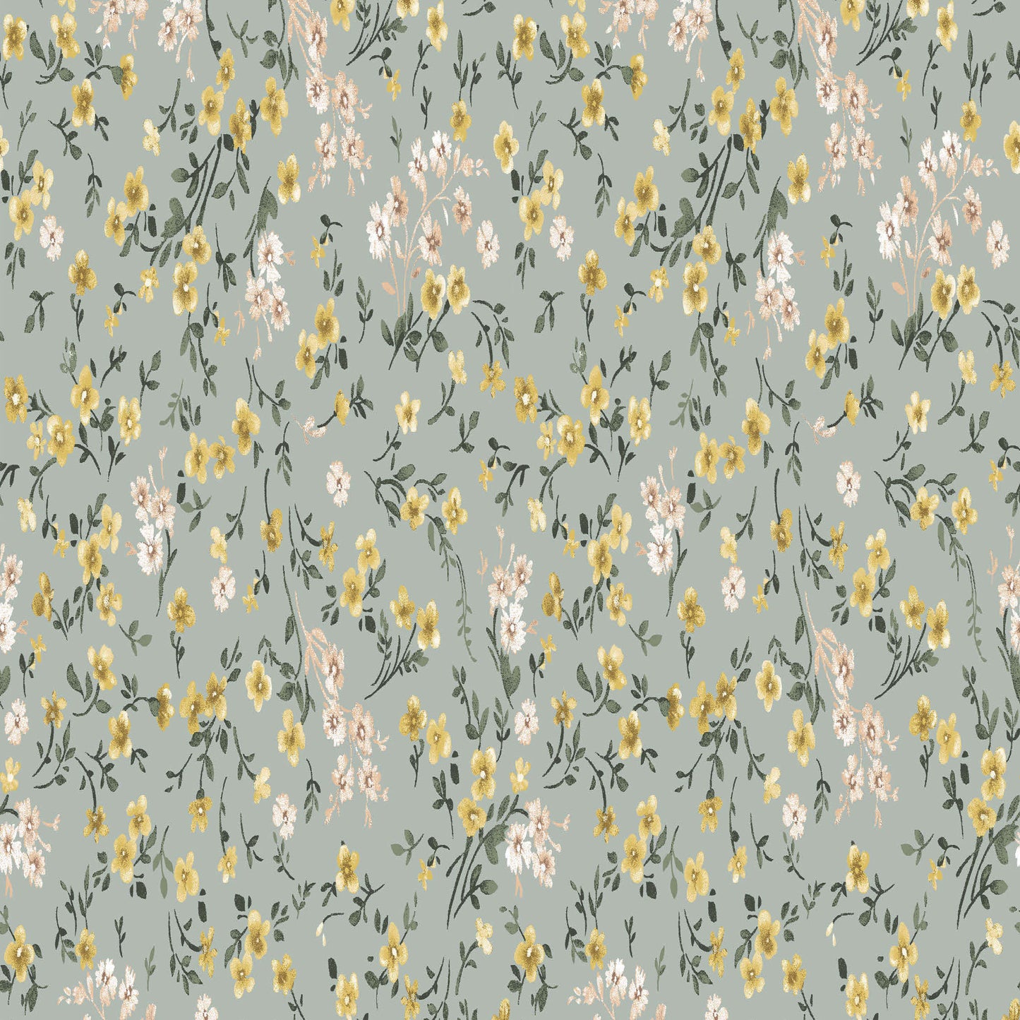 P-2584-754-MISTY-BLUE-BANANA - PRINTED POLY MOROCCAN 100% POLY