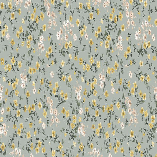 P-2584-754-MISTY-BLUE-BANANA - PRINTED POLY MOROCCAN 100% POLY