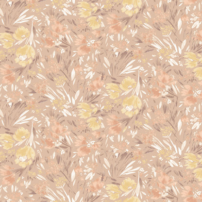 P-2585-636-ROSE-CLOUD-BANANA PRINTED CREPON 100% RAYON CREPON