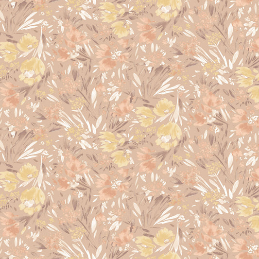 P-2585-636-ROSE-CLOUD-BANANA PRINTED CREPON 100% RAYON CREPON
