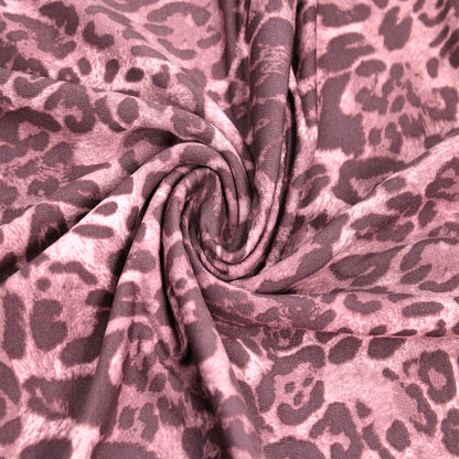 P-2586-764-MAUVE-PLUM - PRINTED POWER MAX 85% POLY 15% SPANDEX