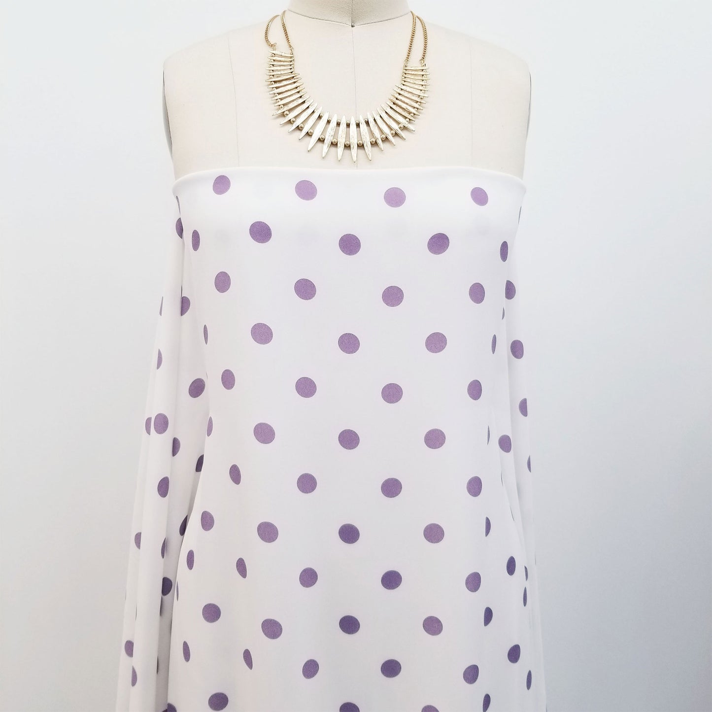 P-259-504-009-OFFWHITE-DUSTY-LILAC - PRINTED WOOL DOBBY 100% POLYESTER