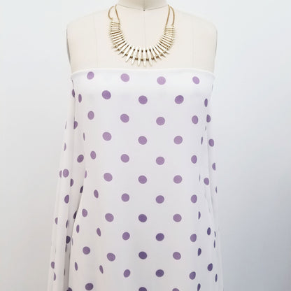 P-259-504-009-OFFWHITE-DUSTY-LILAC - PRINTED WOOL DOBBY 100% POLYESTER