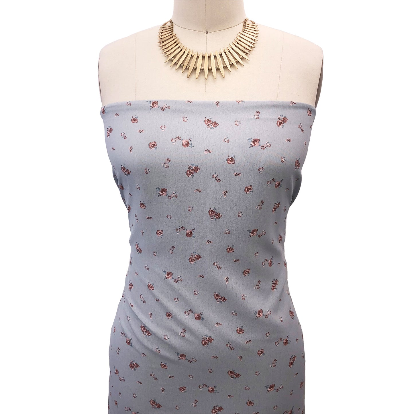 P-2627-754-MISTY-BLUE-LATTE - PRINTED POLY MOROCCAN 100% POLY