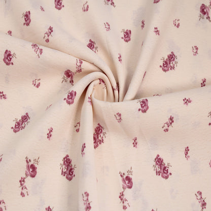 P-2627-754-PEACH-ROSE-PINK - PRINTED POLY MOROCCAN 100% POLY